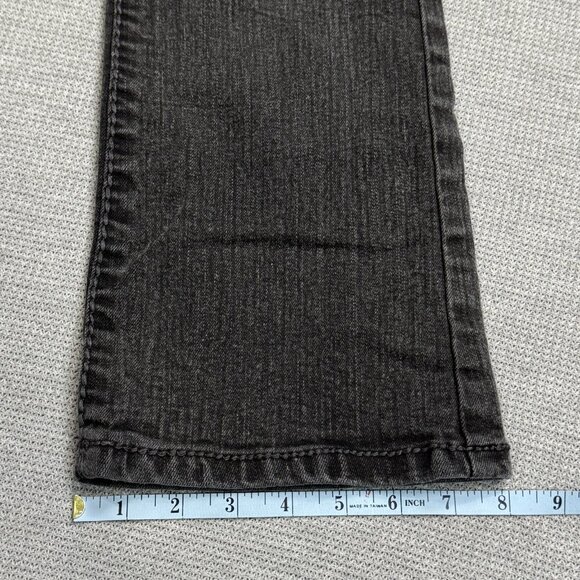 Nine West Womens Black Denim Vintage Bootcut Jeans Embellished Pocket Size 8/29P - Picture 14 of 16